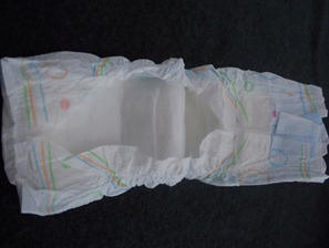step by step diaper wreath instructions